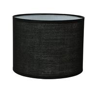 Paralume sostitutivo in tessuto per lampada da tavolo con attacco E14 Ø17cm H13cm Lampada da tavolo con paralume sostitutivo nero