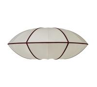 Paralume UFO Bianco sporco/Bordeaux