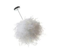 Paralumi Elegante Paralume Piumaggi Texture Illuminazione Morbida Decori Eleganti Accessori di Illuminazione Adatto per Camera da Letto Moderno Piuma Luce