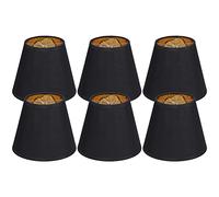 Paralumi per lampadari Set di 6 paralumi, coprilampada moderno piccolo, paralumi a campana che si agganciano alla lampadina nera per la sostituzione della lampada a sospensione del lampadario da terra