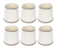 Paralumi per lampadari Set di 6 paralumi per lampadari, piccoli e moderni che si agganciano alla lampadina Paralumi a campana per la sostituzione della lampada a sospensione per lampadari da terra