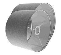 Paralumi per lampade da soffitto, Paralume 2 Pezzi In Tessuto Di Lino Grigio 26x26x19cm for Lampade Da Tavolo E Scrivania