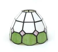 Paralumi Tiffany, paralume in vetro colorato a quadri semplice e fresco da 6 pollici, accessori per paralumi di ricambio per decorazioni per la casa, adatti per lampade a sospensione, plafoniere, lam