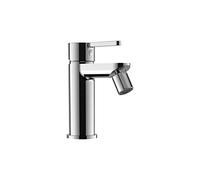 Parama Rubinetto per il Bagno Miscelatore Monocomando per Bidet interamente in Ottone con finitura Cromato Design Tondeggiante Moderno per Scarico Automatico modello Virna
