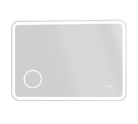 Parama Specchio da bagno a LED 70x140 cm con sensore touch-screen, ingranditore, orologio digitale e funzione di anti-appannamento