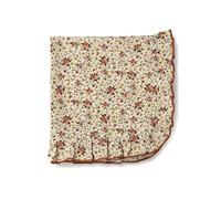 PARAMAISON Centrotavola Plastificato Quadrato Stile Provenzale, Antimacchia, Impermeabile, Tavola da Pranzo Cucina Giardino, 4 Posti (90 x 90 cm) Rosso