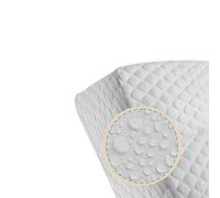 PARAMAISON Coprimaterasso Impermeabile Dry, Antiacaro e Anallergico| 130x195 cm - Bianco