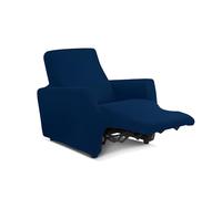 PARAMAISON Copripoltrona Relax Reclinabile, Fodera Elasticizzata Antimacchia Antigraffio Monoposto | Blu