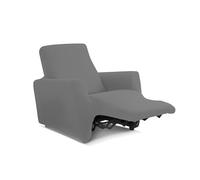 PARAMAISON Copripoltrona Relax Reclinabile, Fodera Elasticizzata Antimacchia Antigraffio Monoposto | Grigio Chiaro
