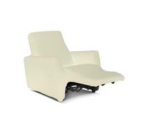 PARAMAISON Copripoltrona Relax Reclinabile, Fodera Elasticizzata Antimacchia Antigraffio Monoposto | Panna