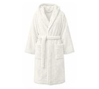 PARAMAISON Marte Accappatoio in Cotone Spugna 420 g/m² con Cappuccio - Unisex Uomo Donna, Morbido e Super Assorbente, con Tasche e Cintura, Ideale per Palestra, Piscina e Casa | Avorio L (50-52) EU