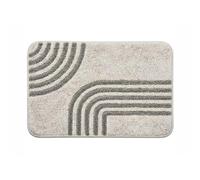 PARAMAISON Tappeto Bagno Bali Antiscivolo, Polipropilene Panna 50x110cm | Morbido e resistente all’umidità, stabile su superfici lisce e semplice da pulire per un uso quotidiano confortevole