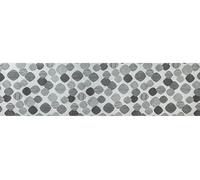 PARAMAISON Tappeto Cucina Antiscivolo Sassi, Passatoia Lavabile Antimacchia Multiuso| 50x180cm Grigio