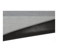 PARAMAISON Tappeto PVC Cucina Infinity, Passatoia Antiscivolo Lavabile, Antimacchia, Multiuso, Lavabile, Cucina, Soggiorno, Design Stilizzato Riga Grigio| 50x180cm