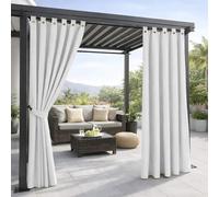 Paramaison Tenda per Esterno Impermeabile e Oscurante First, per Gazebo e Pergolato, Idrorepellente | 150 x 270 cm - Bianco| con Bretella Apribile a Bottone