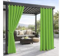 PARAMAISON Tenda per Esterno Impermeabile e Oscurante First2, per Gazebo e Pergolato, Idrorepellente | 150 x 220 cm - Verde| con Bretella Foderata