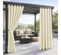 PARAMAISON Tenda per Esterno Impermeabile e Oscurante First2, per Gazebo e Pergolato, Idrorepellente | 150 x 270 cm - Panna| con Bretella Foderata