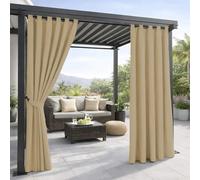 PARAMAISON Tenda per Esterno Impermeabile e Oscurante First2, per Gazebo e Pergolato, Idrorepellente | 150 x 220 cm - Beige| con Bretella Foderata