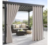 PARAMAISON Tenda per Esterno Impermeabile e Oscurante First2, per Gazebo e Pergolato, Idrorepellente | 150 x 270 cm - Grigio| con Bretella Foderata