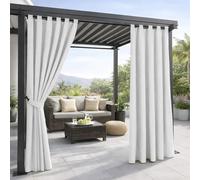 PARAMAISON Tenda per Esterno Impermeabile e Oscurante First2, per Gazebo e Pergolato, Idrorepellente | 150 x 220 cm - Bianca| con Bretella Foderata