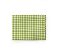 PARAMAISON Tovaglia Rustica Rettangolare, Stile Quadretti Country, Bianco e Verde Prato, Tovaglia Tavola da Pranzo, Cucina, Giardino, Pic nic, 6 Posti 140x180 cm