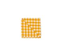 PARAMAISON Tovaglioli Rustica a Quadretti Country Giallo 45x45 Set 6 | 55% cotone e 45% poliestere, morbidi e resistenti, ideali per completare la mise en place durante pasti quotidiani e feste