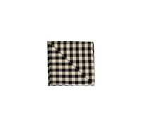 PARAMAISON Tovaglioli Rustica a Quadretti Country Nero 45x45 Set 4 | 55% cotone e 45% poliestere, morbidi e resistenti, ideali per completare la mise en place durante pasti quotidiani e feste
