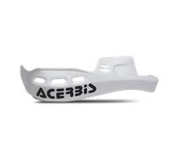 Ricambio coppia plastiche per paramani Acerbis Rally Brush bianco