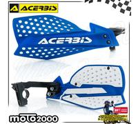 PARAMANI ACERBIS X-ULTIMATE CROSS ENDURO MOTARD BLU E BIANCO + KIT MONTAGGIO