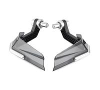 Paramani anti-urto moto Paramani Protezione Mani Scudo Per Kawasaki Per KDX250 Per KDX400 Per Ninja 400 600R Per KX250F(Silver)