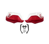 Paramani Antivento Per Benelli TRK702 TRK702X TRK 702 702X 2022 2023 Moto Paramani Shield Guard Parabrezza Protezione Dal Vento A Mano Paramanos(Red Clear Set)