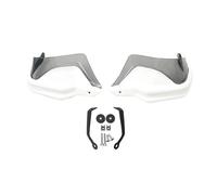 Paramani Antivento Per Benelli TRK702 TRK702X TRK 702 702X 2022 2023 Moto Paramani Shield Guard Parabrezza Protezione Dal Vento A Mano Paramanos(White Grey Set)