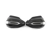 Paramani Antivento Per Royal Per Enfield Himalayan 450 2024 Moto Con LED Protezione Della Mano Copertura Vento Deflettore Scudo Protection Manubrio(B LED Smoke gray)