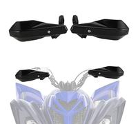 Paramani ATV 22mm e 28mm Protezioni per Mani Piccoli Pannelli Universali per Raptor Grizzly 350 660 700 Warrior YFM 350 TRX 250-400EX LTZ400 QUAD Nero