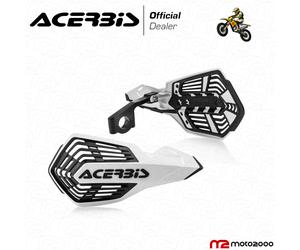 PARAMANI BIANCO NERO ACERBIS X-FUTURE PROTEZIONE LEVE UNIVERSALE MANUBRIO 22 mm