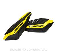 Paramani Circuit Dakar Carbon-Amarillo Con Kit Da Montaggio Incluso per Moto