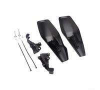 Paramani da motocross per FE250 FE350 FE450 TE125 TE250 2020 - per ATV per quad manubrio, protezione antivento per ridurre l'affaticamento coppia (nero)