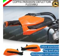 PARAMANI DEFLETTORI ARANCIONE IN ABS PER HONDA CR 125 R 2000-2002 MOTARD