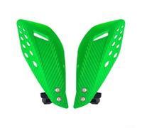 Paramani in ABS per motocross con scudo antivento per migliorare la sicurezza del pilota durante le manovre fuoristrada aggressive (verde)