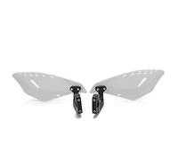 Paramani moto ABS bici ATV 22mm 7/8 "Protezione manubrio motocross Paramano sinistro/destro(White)