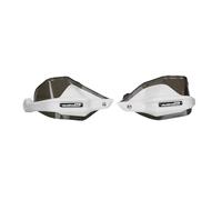 Paramani moto Adatto per paramani moto SYM ADX 300, protezioni manubrio, parabrezza protettivo(White Brown Big)