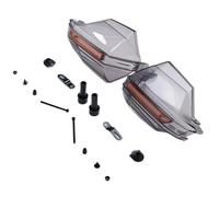 Paramani Moto Deflettore Antivento In Plastica Per Paramano Universale Per Moto(Transparent Tea)
