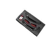 Paramani Moto Manopole Leve Freno E Frizione Per Aprilia RSV 4 RSV4 R Per Factory 2009 2010-2016 Protezione manubrio(ROSSO)