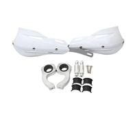 Paramani Moto Manubrio Kit Di Montaggio Paramani Universale Moto Da 22 Mm 28 Mm Adatto Tutte Le Moto Da Per Cross.(WHITE)