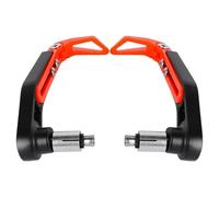 Paramani Moto Manubrio Paramani Per Moto Anteriori Universali Adatti Cross Inserti Resistenti Antiurto(Arancia)