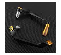 Paramani Moto Misura Universale Per Manubri Da 7/8" 22 Mm Per Moto Sportive Strada Aperture Per Estremità Della Barra Da 14-16 Mm O 18-19 Mm(YELLOW)