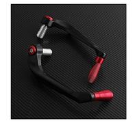 Paramani Moto Misura Universale Per Manubri Da 7/8" 22 Mm Per Moto Sportive Strada Aperture Per Estremità Della Barra Da 14-16 Mm O 18-19 Mm(Red)