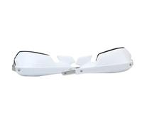 Paramani Moto Per Cvt 22/28MM Manubrio Protezione Moto Paramani Paramani Parabrezza Staffa Deflettore Aria Scudo Paramani Motocross(WHITE)