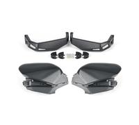 Paramani Moto Per Ryker 600 900 ATV Per Moto Paramani HandguardShield Deflettori Aria Antivento Equipaggiamento Protettivo Nero Protection Manubrio Moto(Handguard-Windshield)