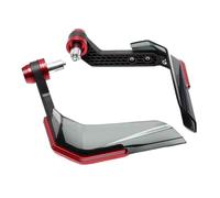 Paramani Moto Protezioni Antivento Universali Manubri Moto 7/8" Protezione Leva Freno Protezione Mani Accessori Modifiche(Red)